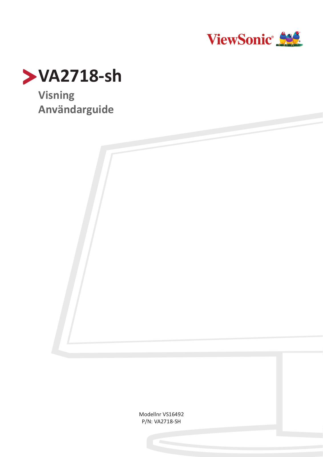 Viewsonic VA2718-SH User Guide - ManualMachine.com