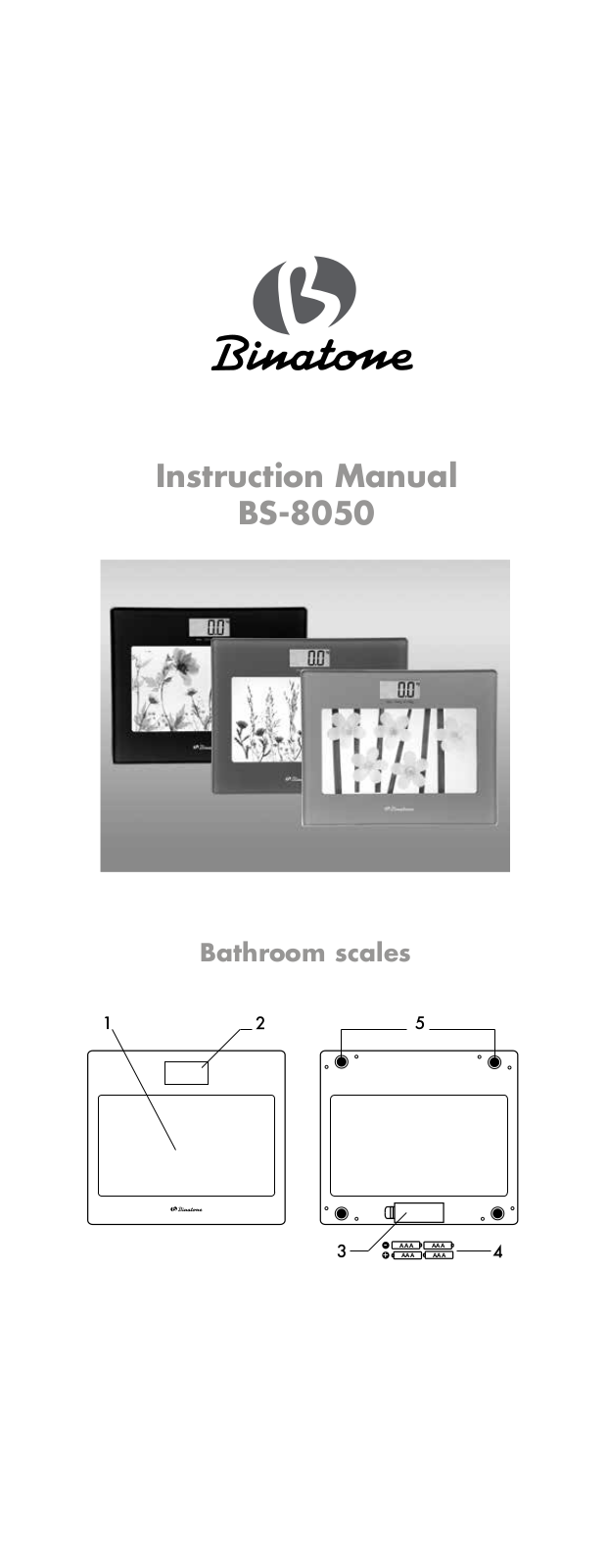 Binatone BS-8050 User Manual