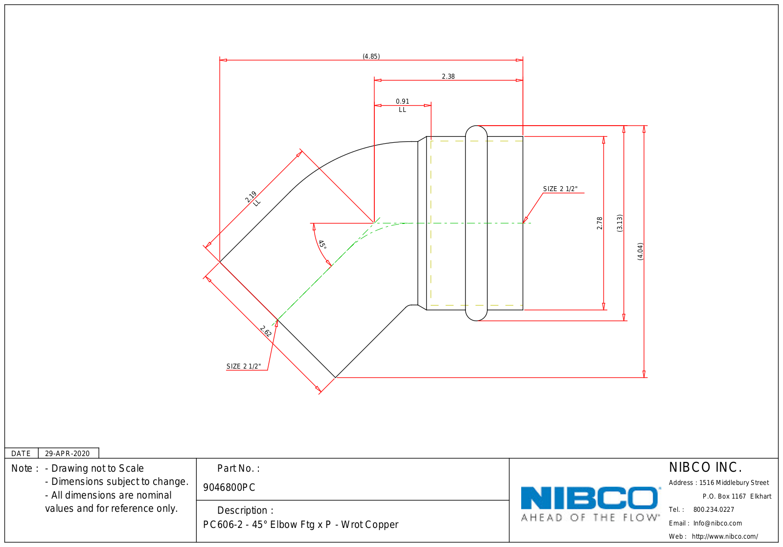 NIBCO PC606-2 Schematic - ManualMachine.com
