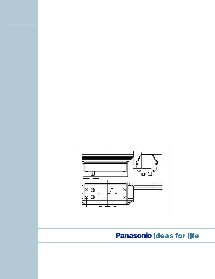 Panasonic POH1500HB, POH1000HB Specsheet