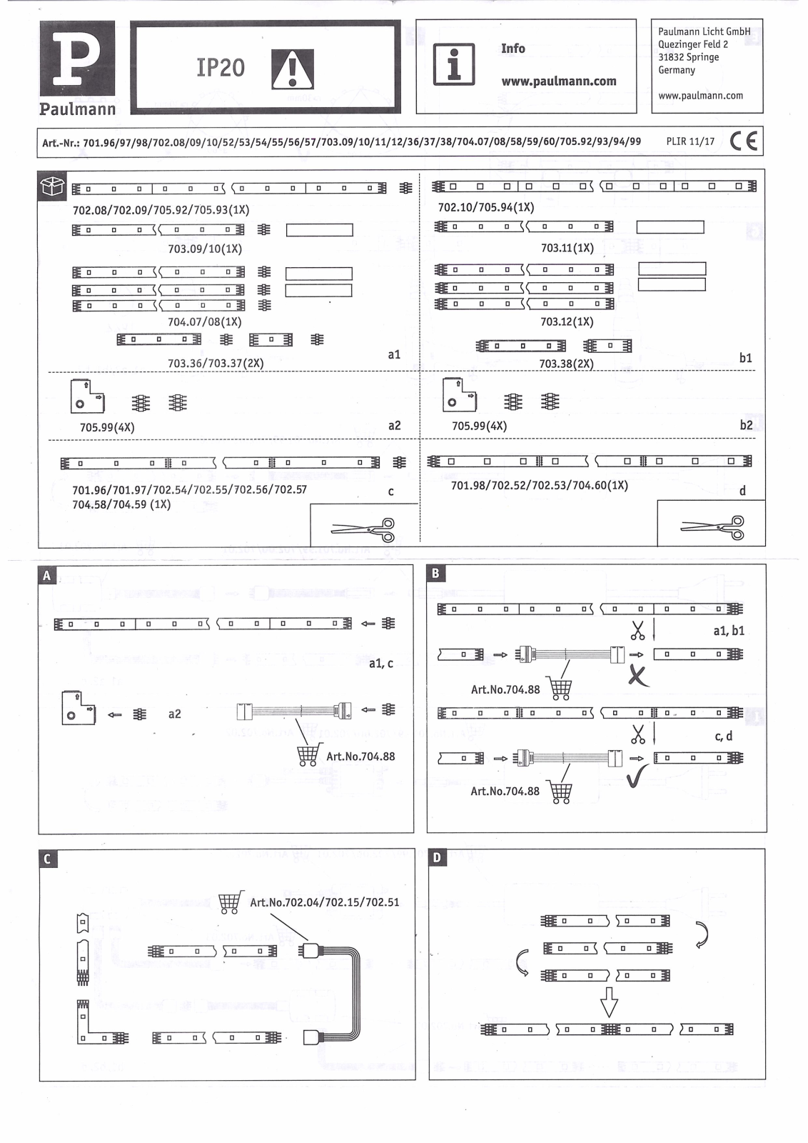 Paulmann 703.36 User Manual