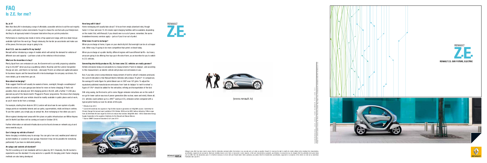 Renault ZE CONCEPT User Manual