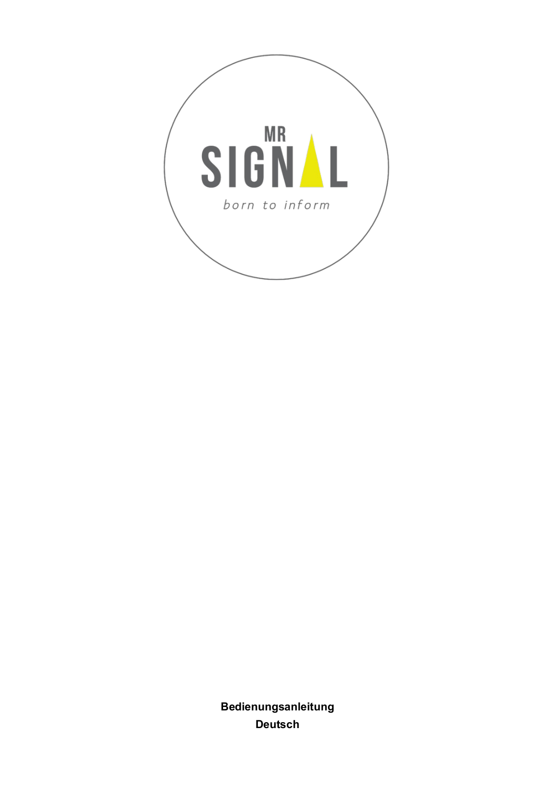 Mr.Signal cAPPito User guide - ManualMachine.com