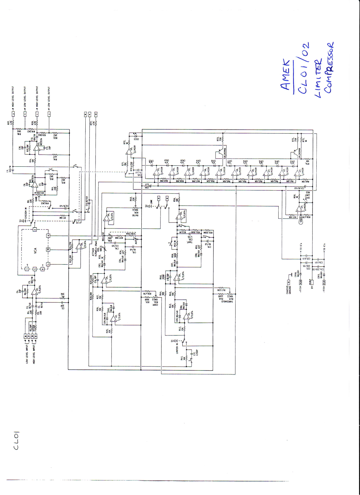 Studio cl01, amek-cl01, cl02, amek-cl02 User Manual