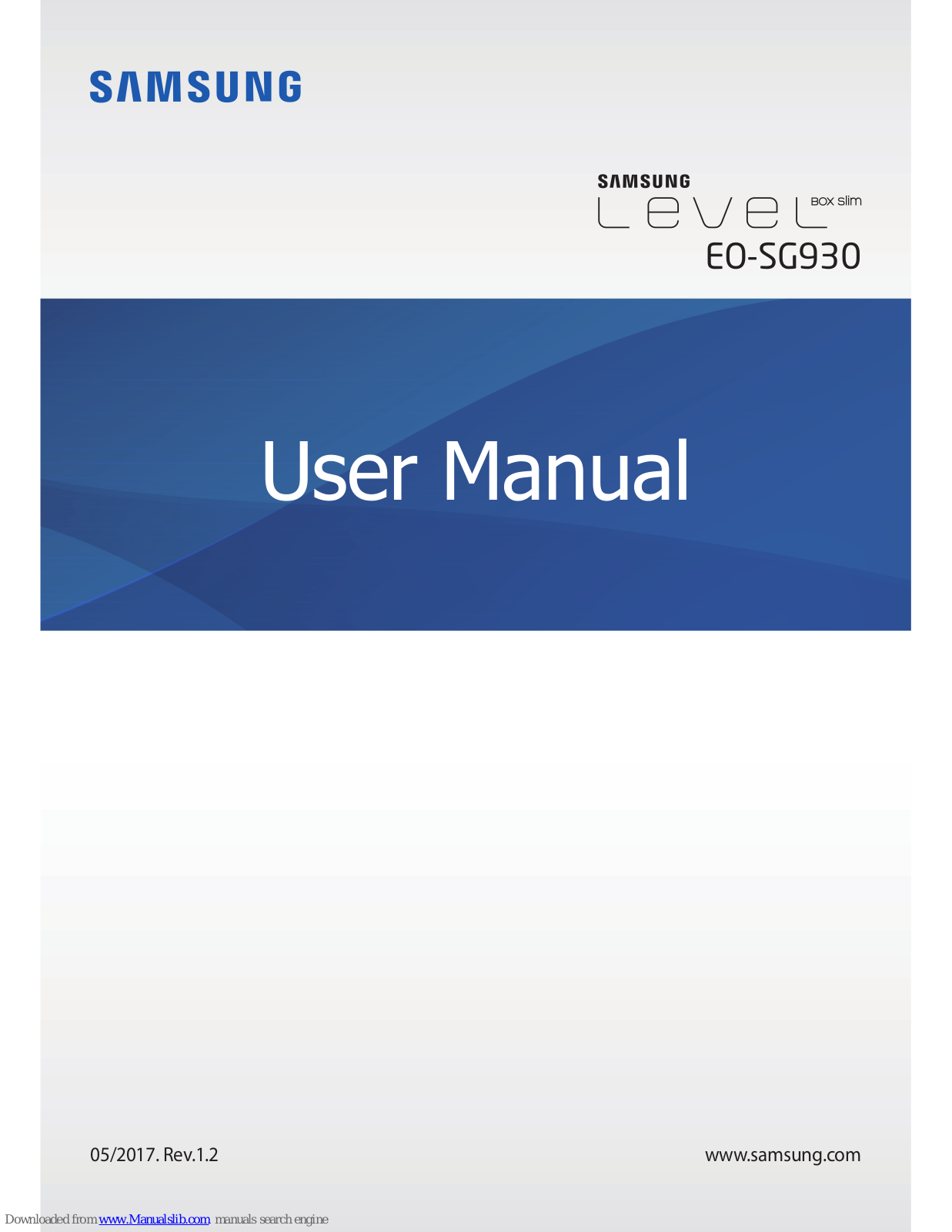 Samsung Level Box Slim, EO-SG930 User Manual