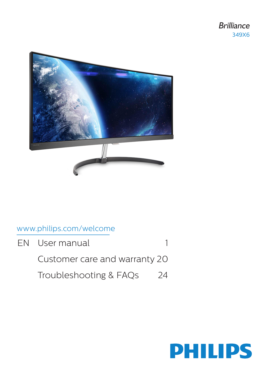 Philips 349X6, 349X6QJSW User Manual