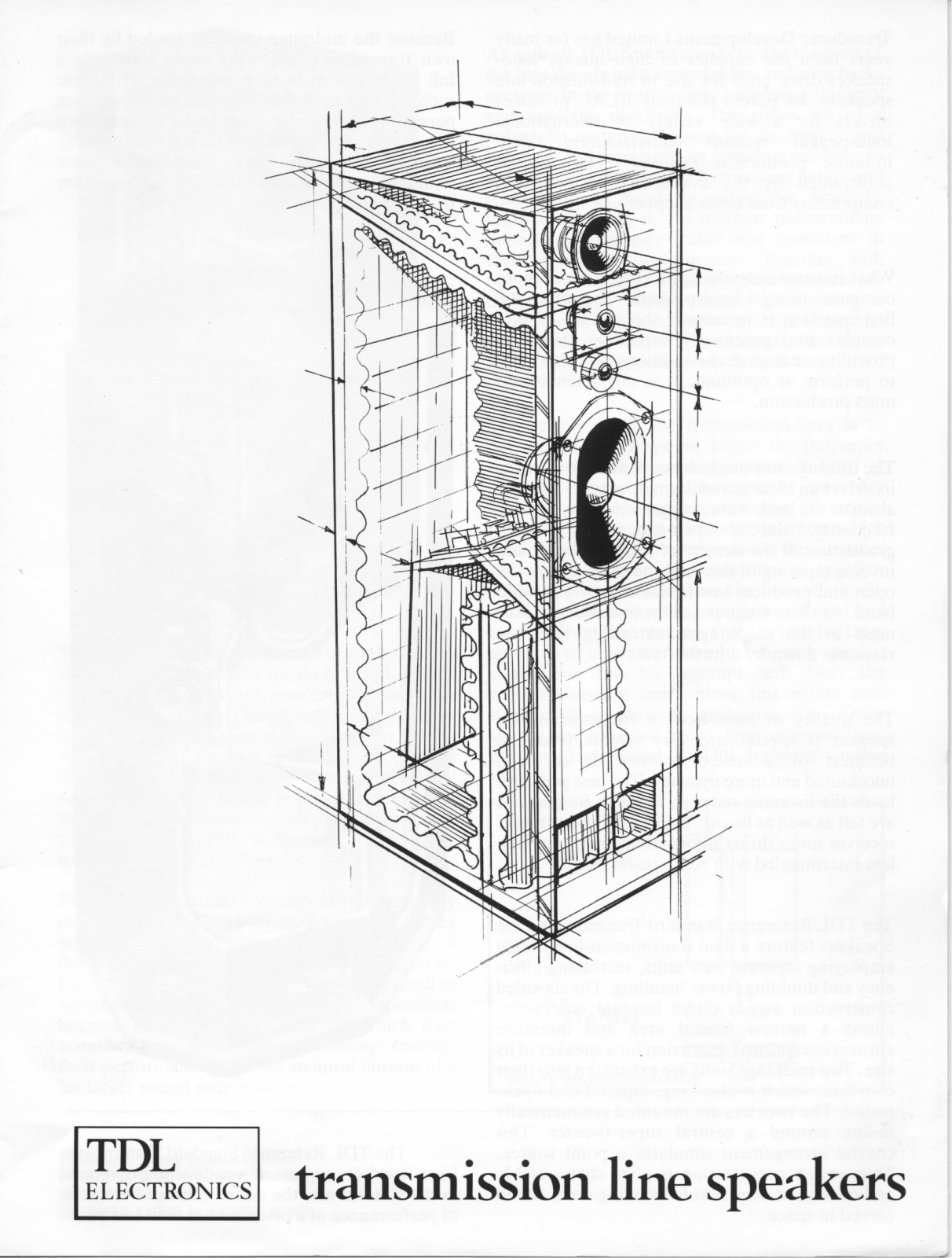 TDL Electronics Monitor, Reference Standard, Studio 1, Studio 2, Studio 3 Brochure