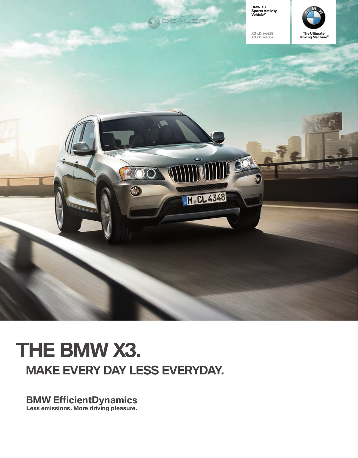 BMW X3 2013 Owner's Manual