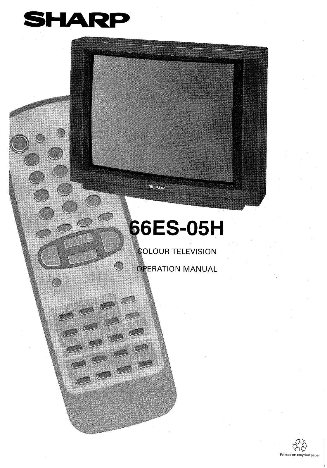 Sharp 66ES05H User Manual