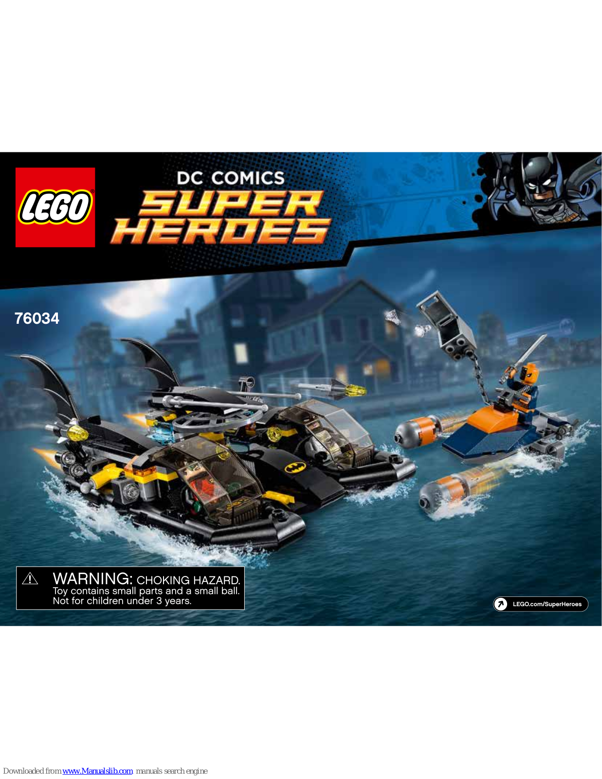 LEGO SUPER HEROES 76034 Instructions Manual