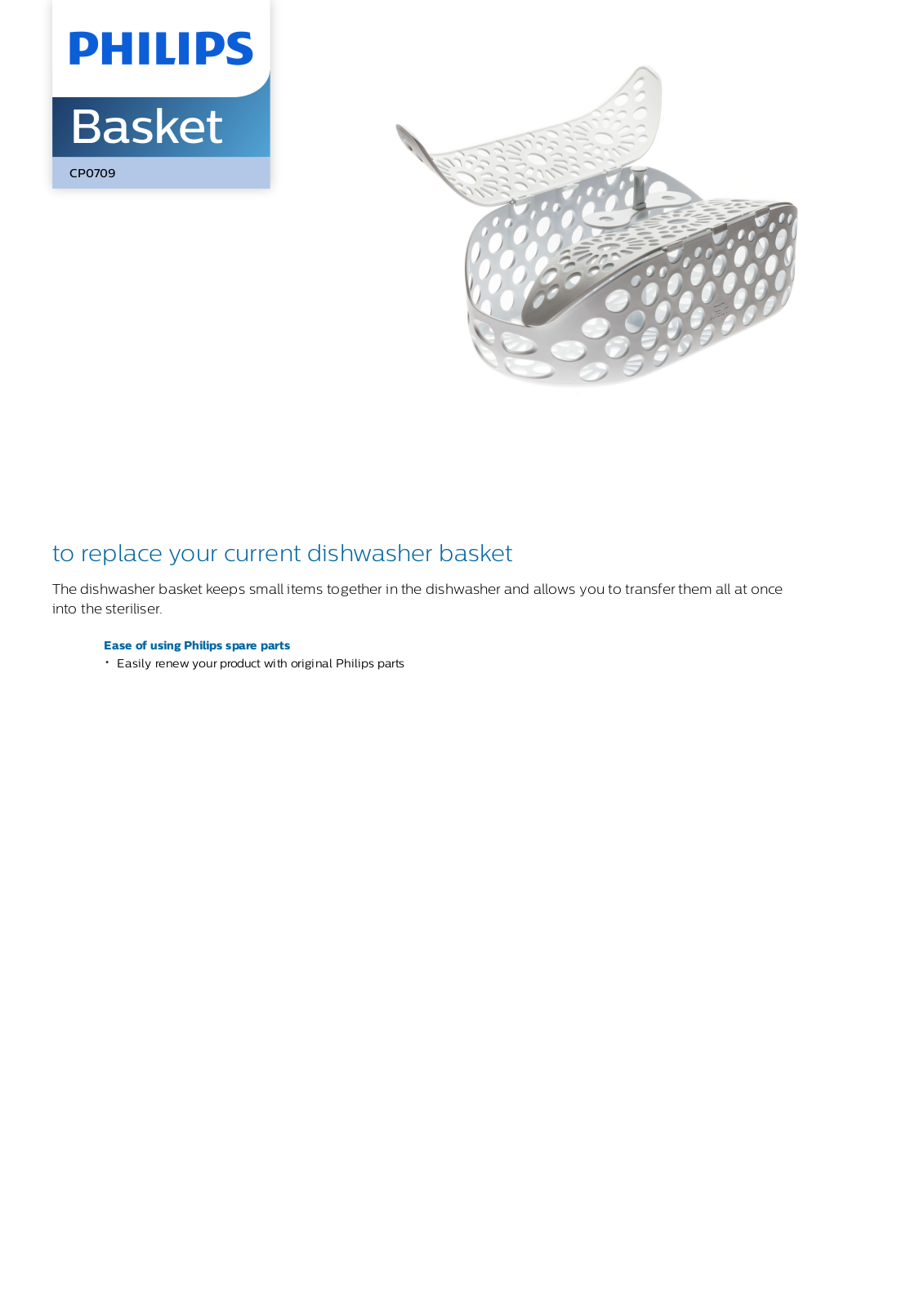 Philips CP0709/01 leaflet - ManualMachine.com