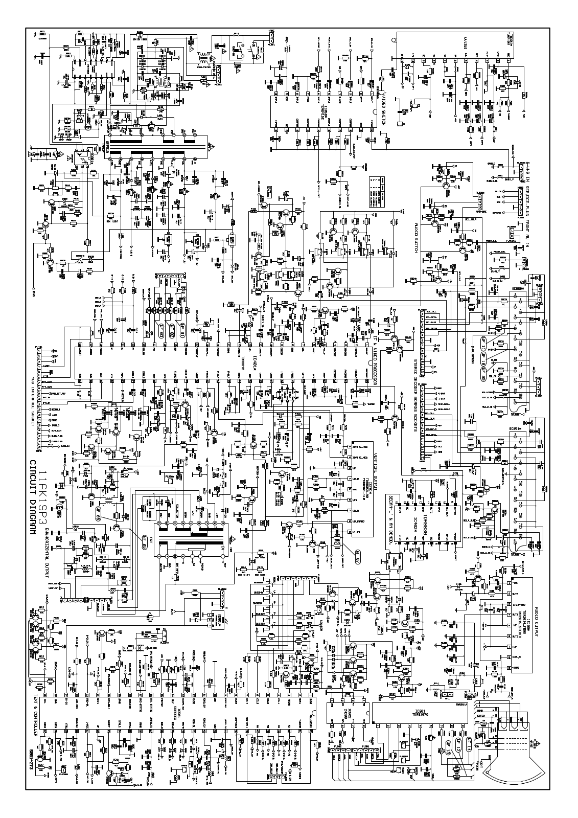 Vestel 11AK19P3 Schematic