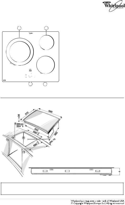 Whirlpool AKT 805 DATASHEET