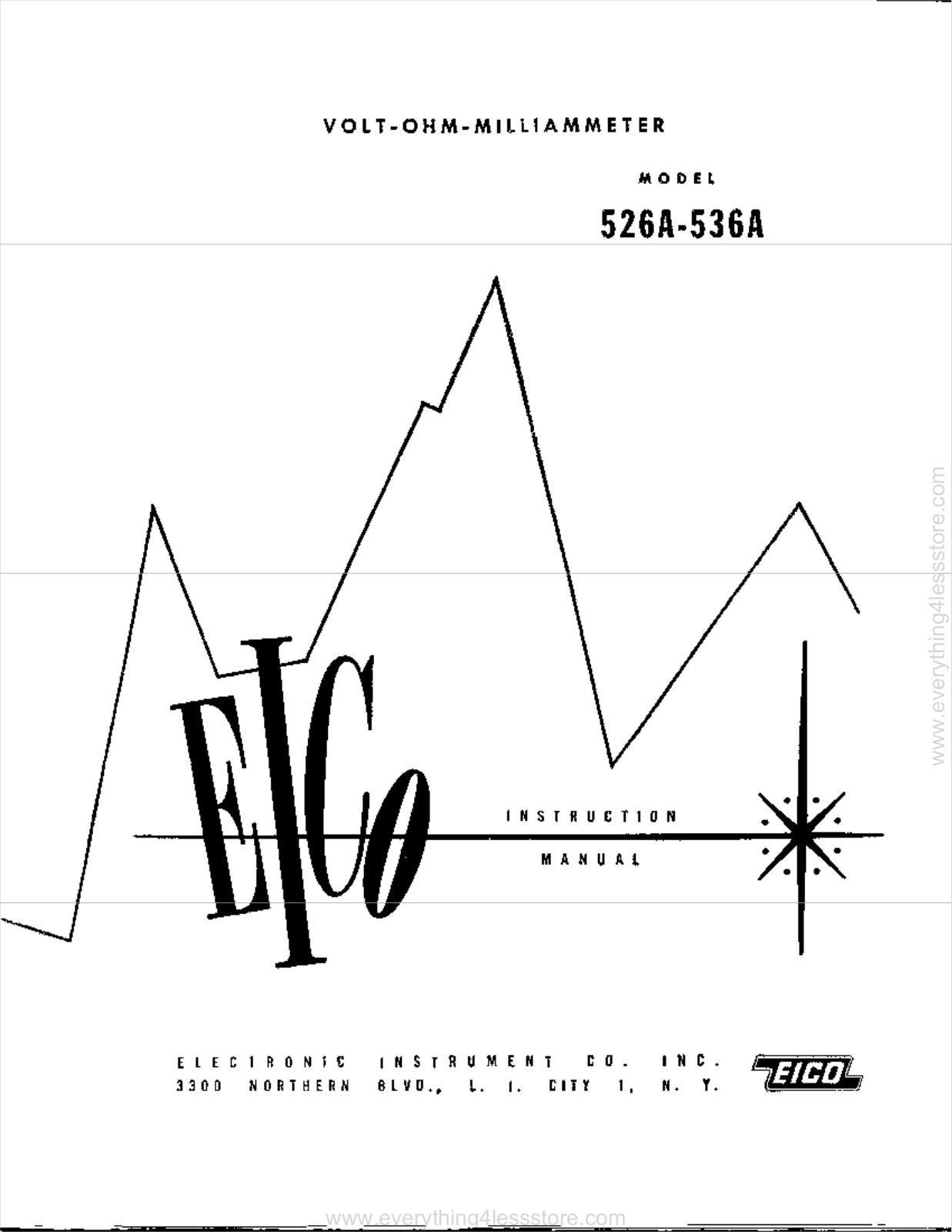 Eico 526a-536a User Manual