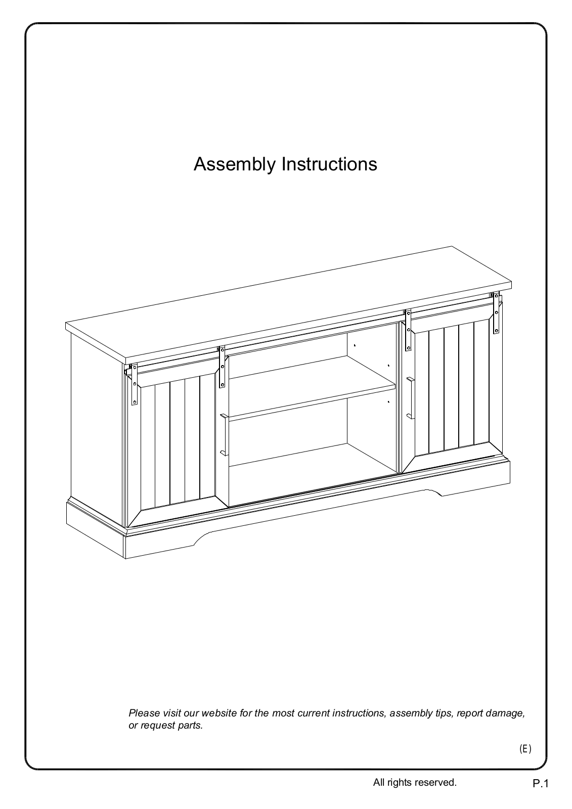 Sand & Stable W002014251 Assembly Instructions - ManualMachine.com