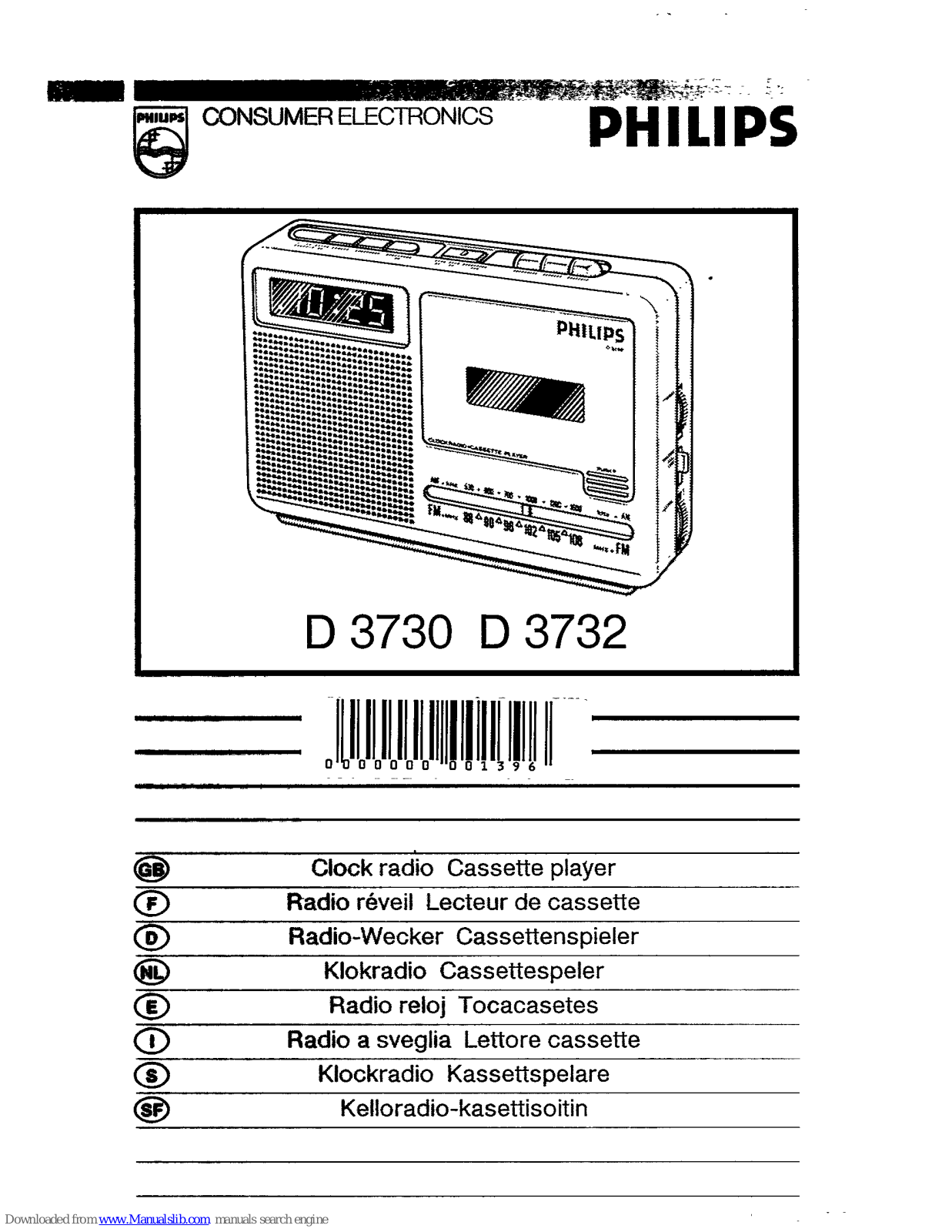 Philips D 3732 User Manual