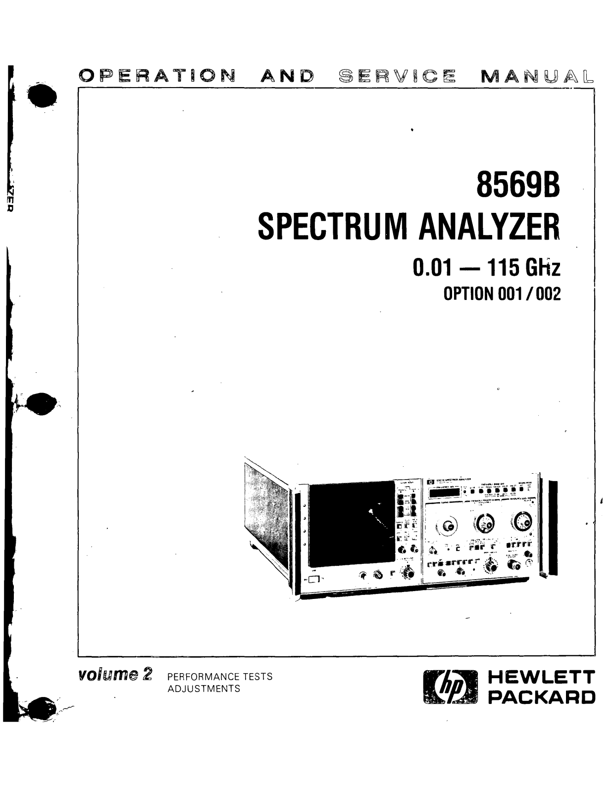 HP 8569B Service manual