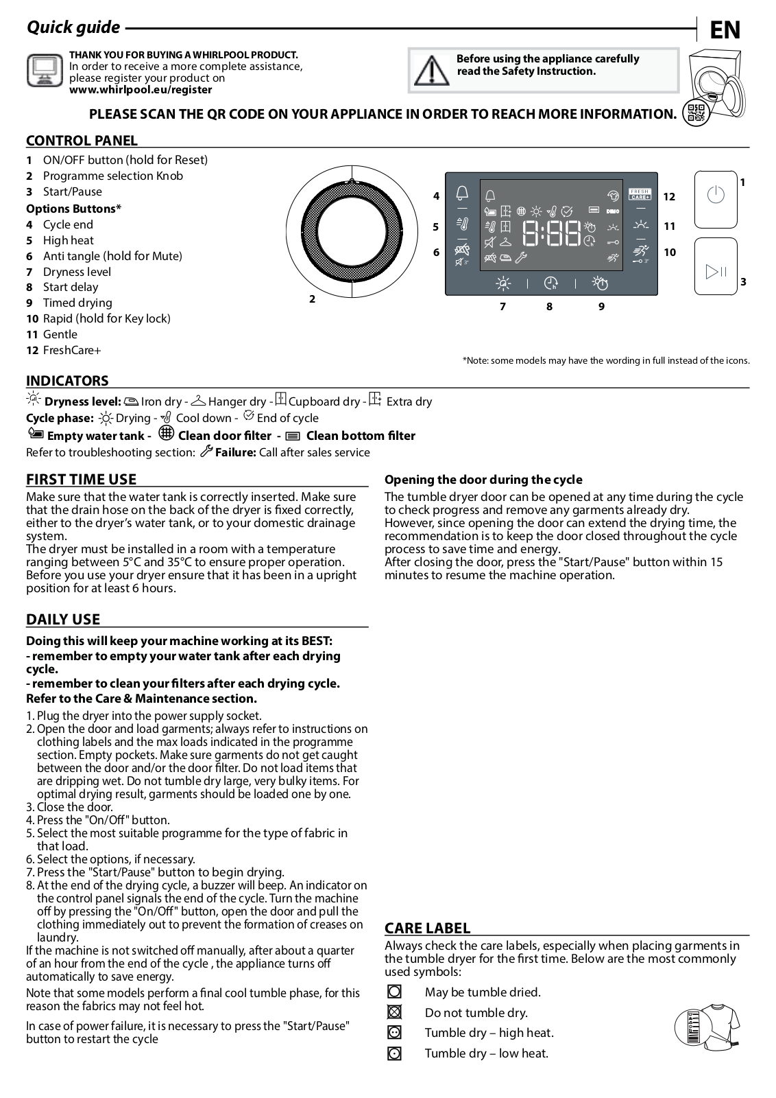 Whirlpool AWZ9HPS.F User guide - ManualMachine.com