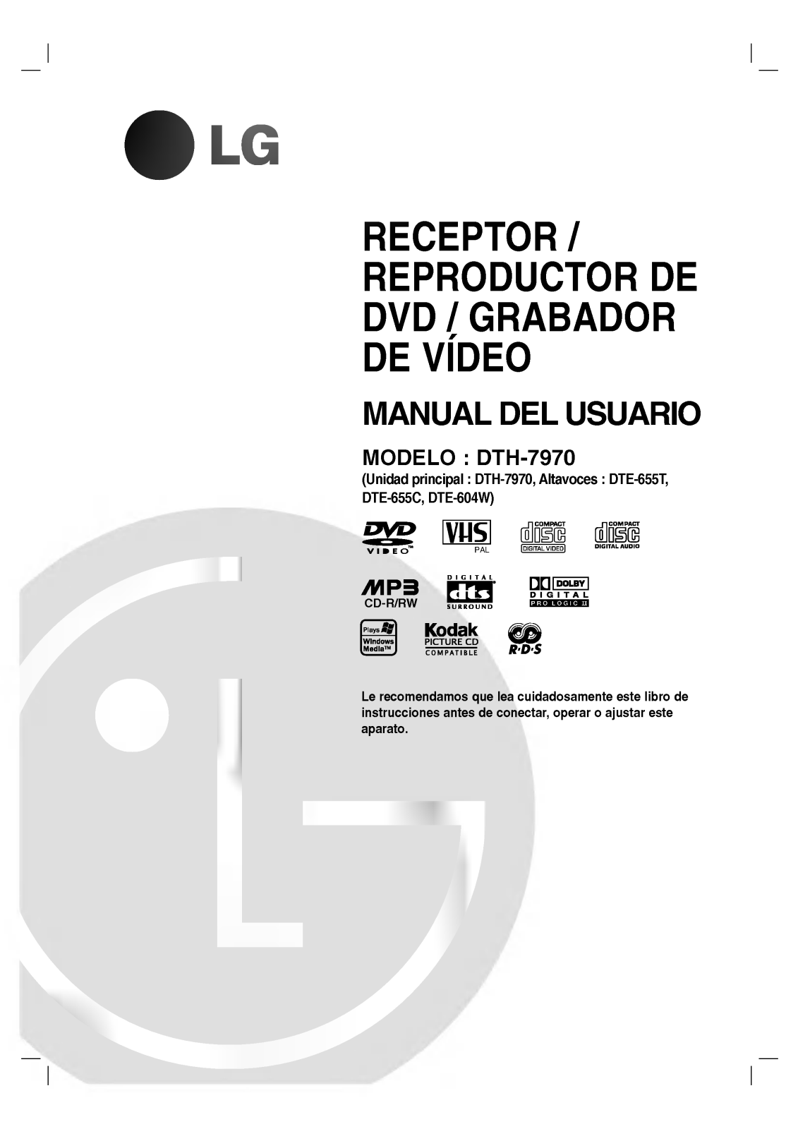 LG DT-79771P User Manual