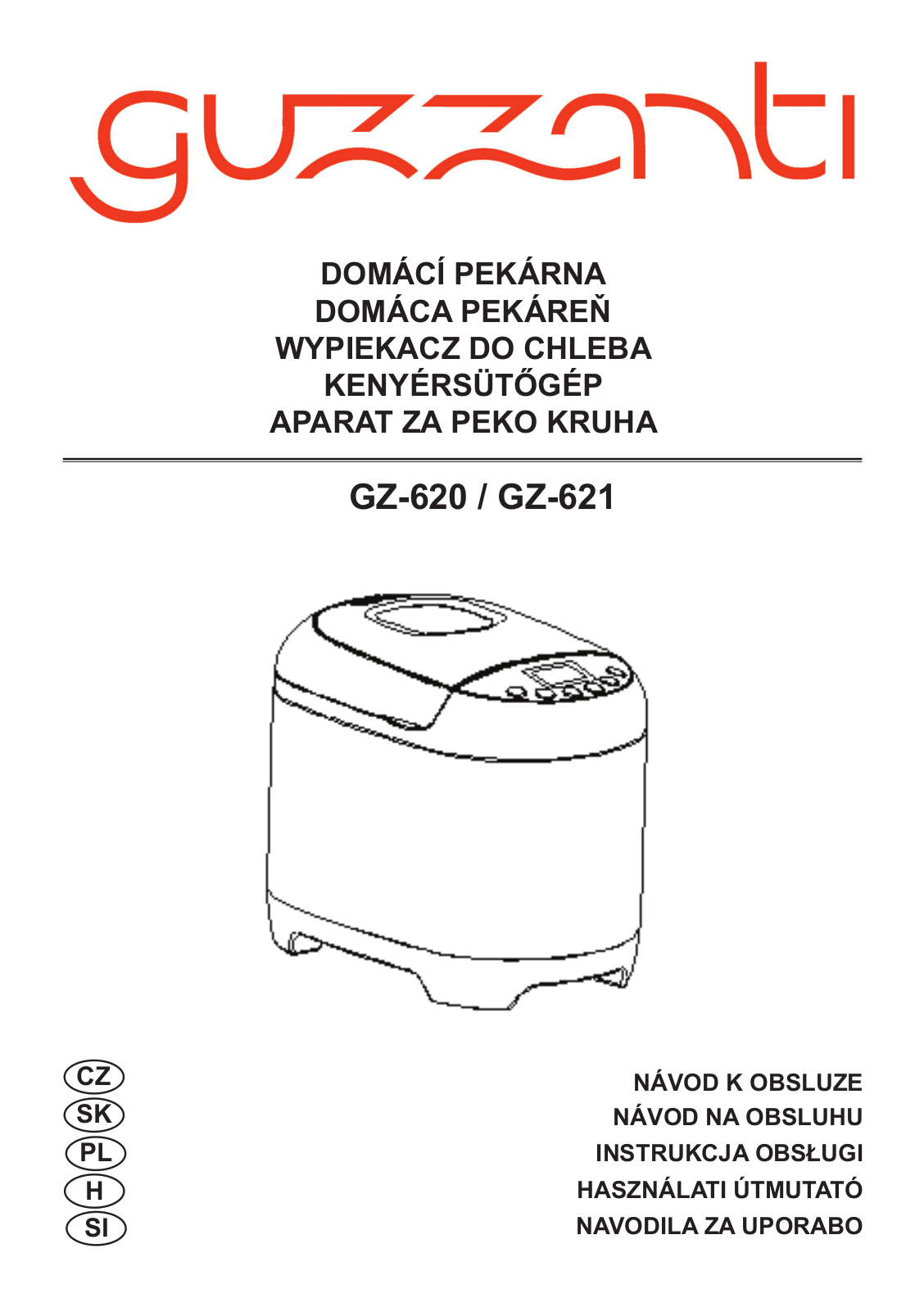 Guzzanti GZ 621 User Manual