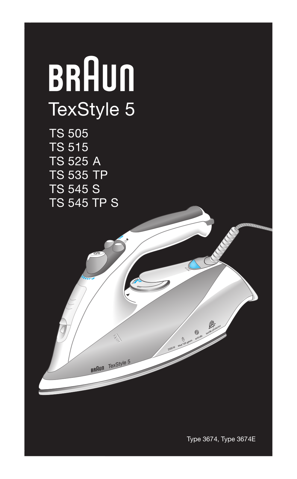 Braun TS545 EА User manual