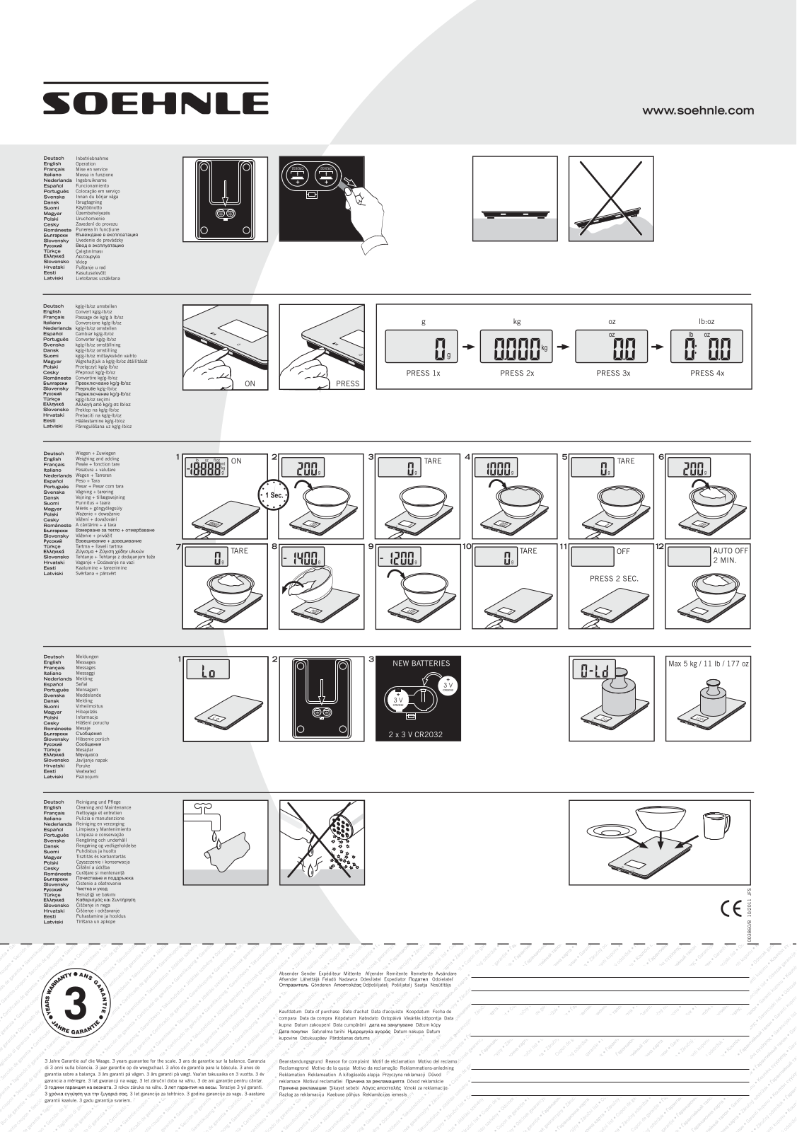 Soehnle 66180 User Manual