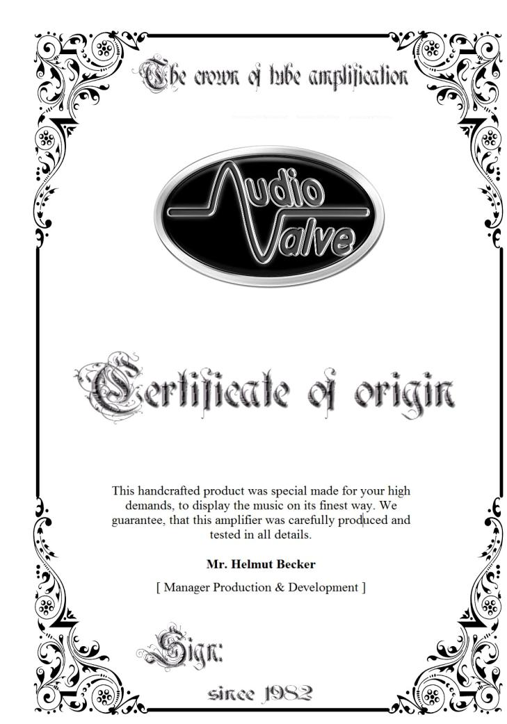 AudioValve Solaris User Manual
