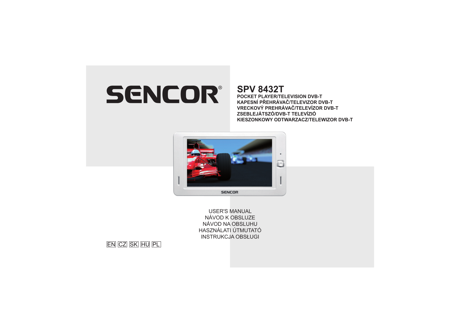 Sencor SPV 8432T User Manual