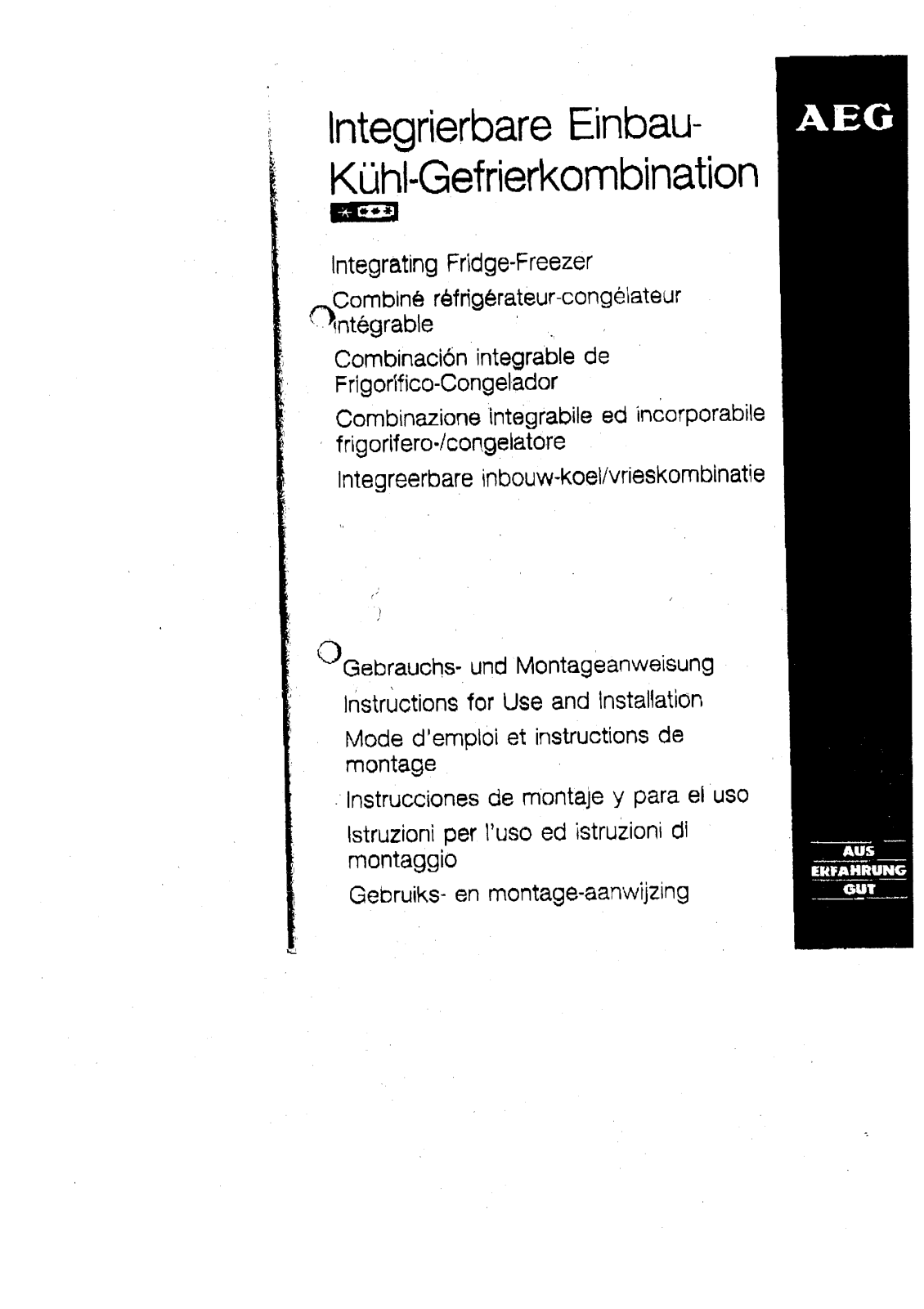 AEG S3302-4I User Manual