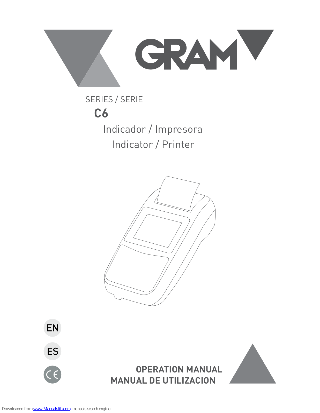 Gram C6 SERIES Operation Manuals