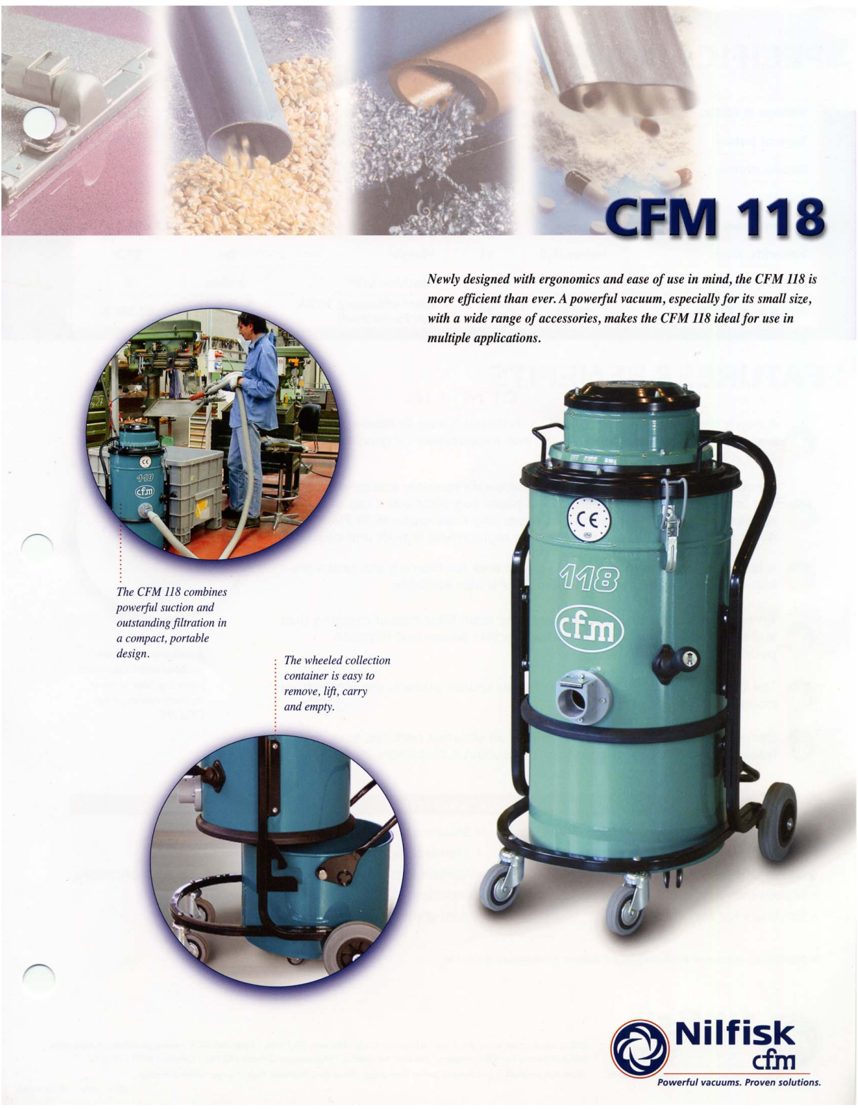 NILFISK CFM118 User Manual