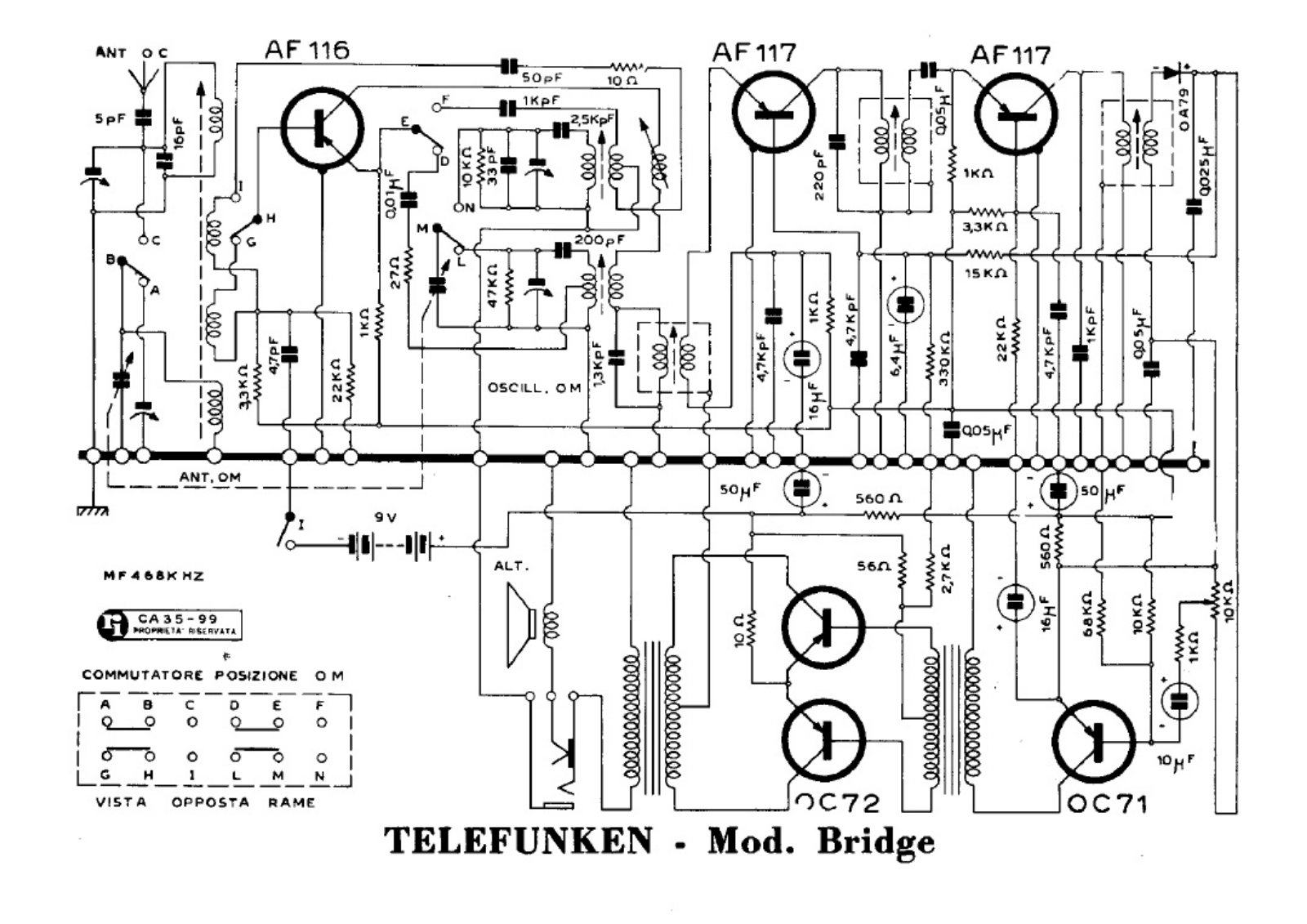 Telefunken Bridge Diagram - ManualMachine.com