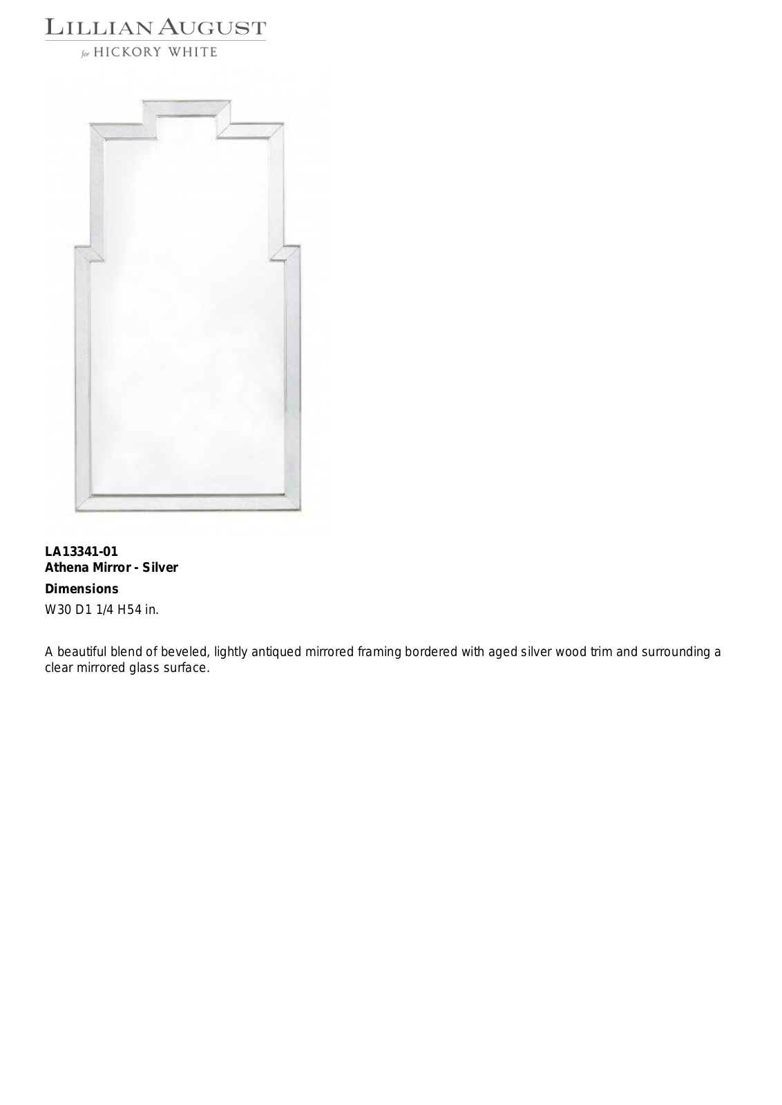 Lillian August PCFE2164 Specifications - ManualMachine.com