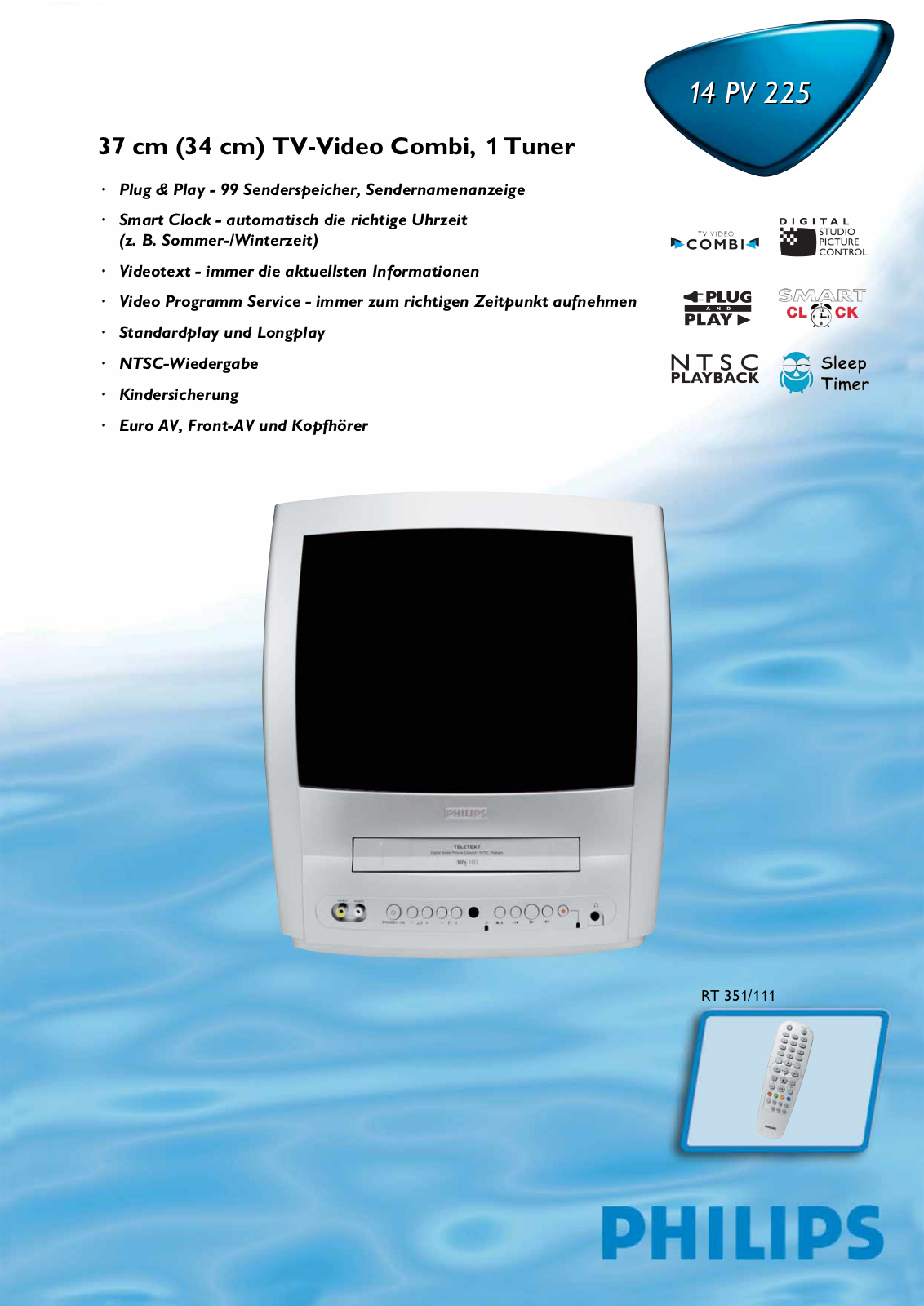 Philips 14PV225 User Manual