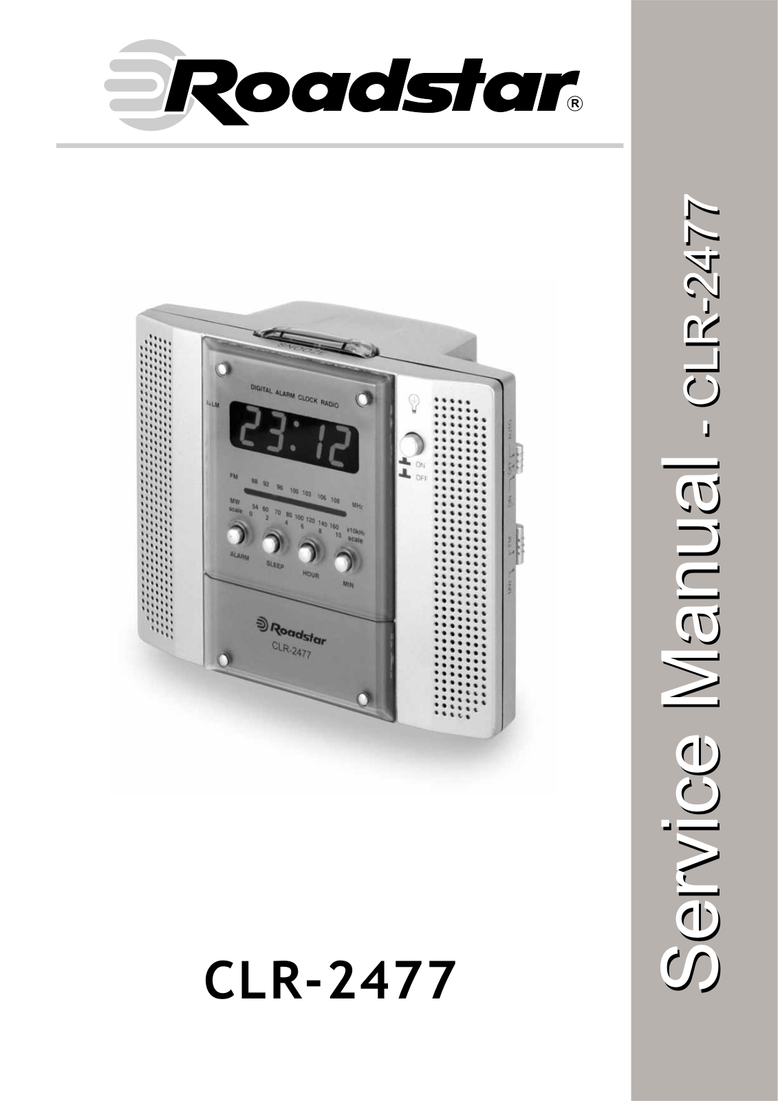 Roadstar CLR-2477 Schematic