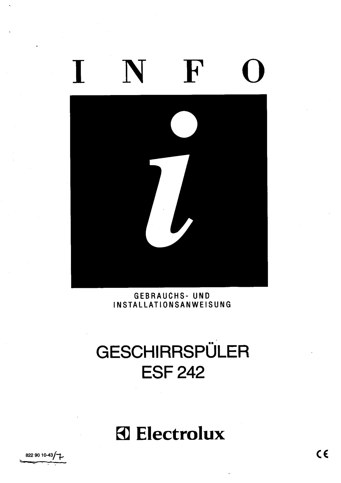 AEG ESF242 User Manual - ManualMachine.com