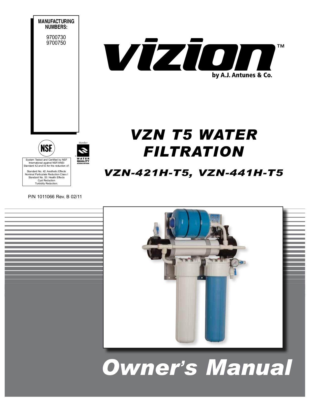 Antunes VZN-421H-T5 Installation Manual