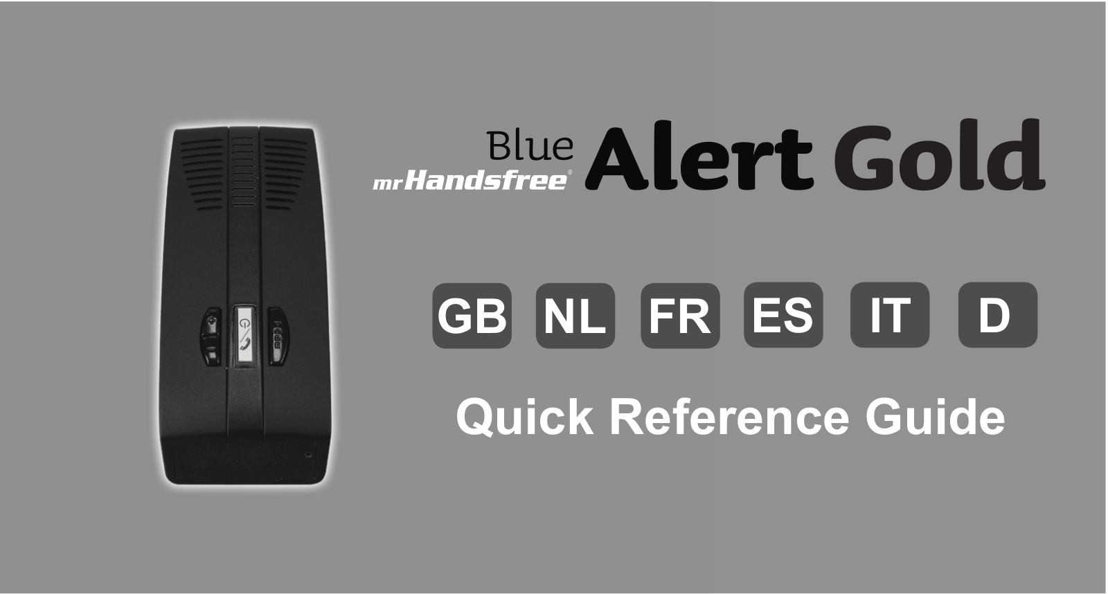 Mr Handsfree Blue Alert Gold User Manual