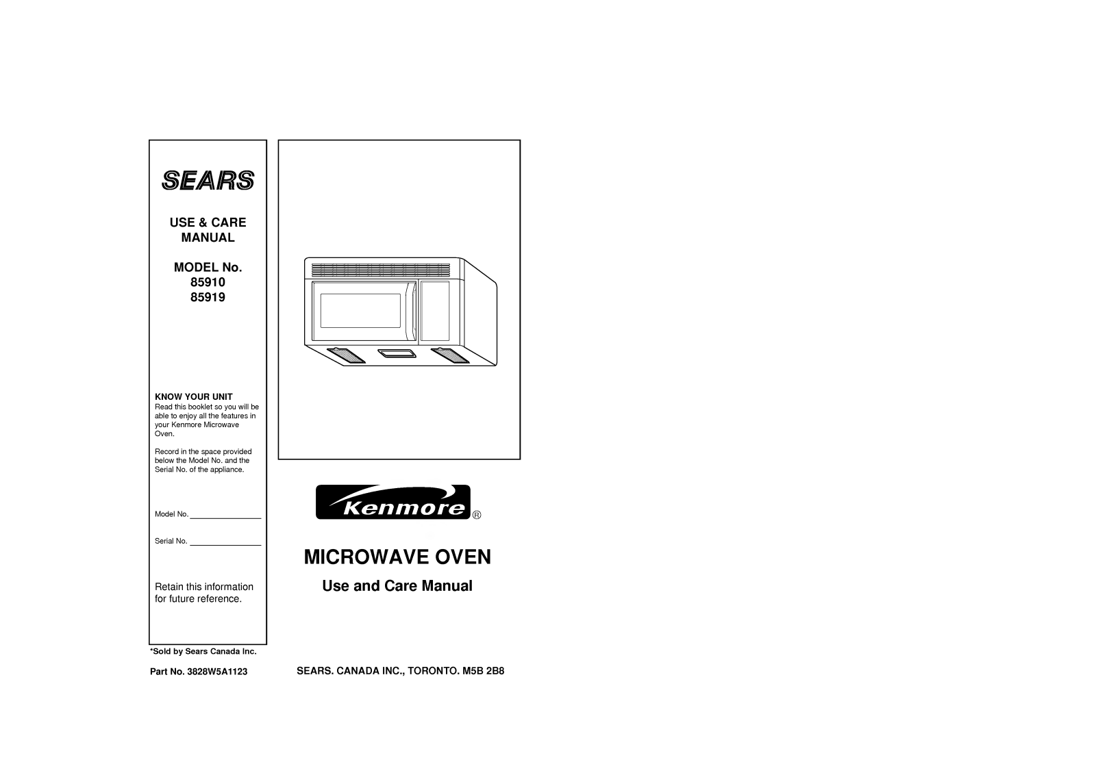 LG 85919, 85910 User Manual