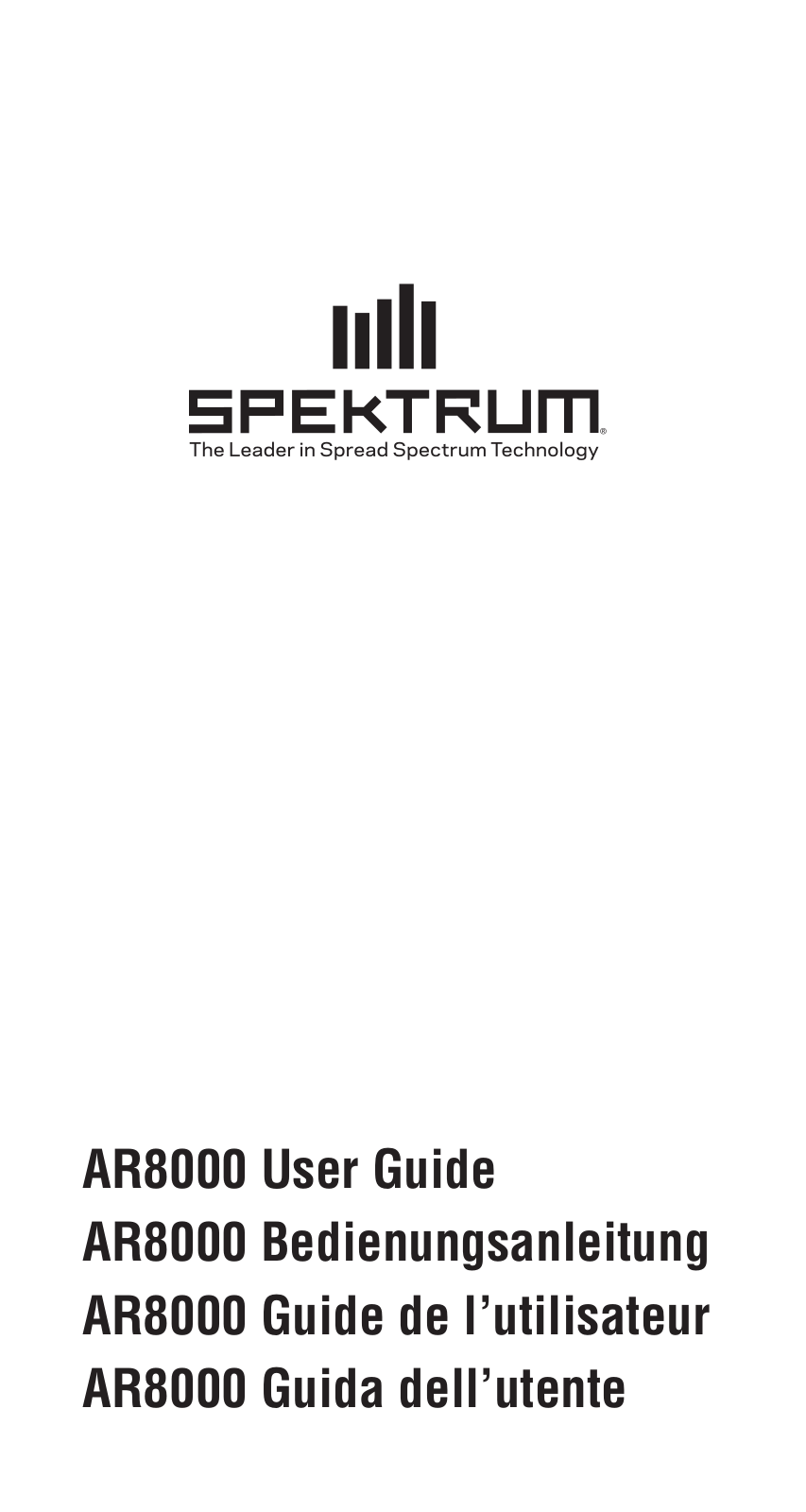 Spektrum SPMAR8000 User Manual