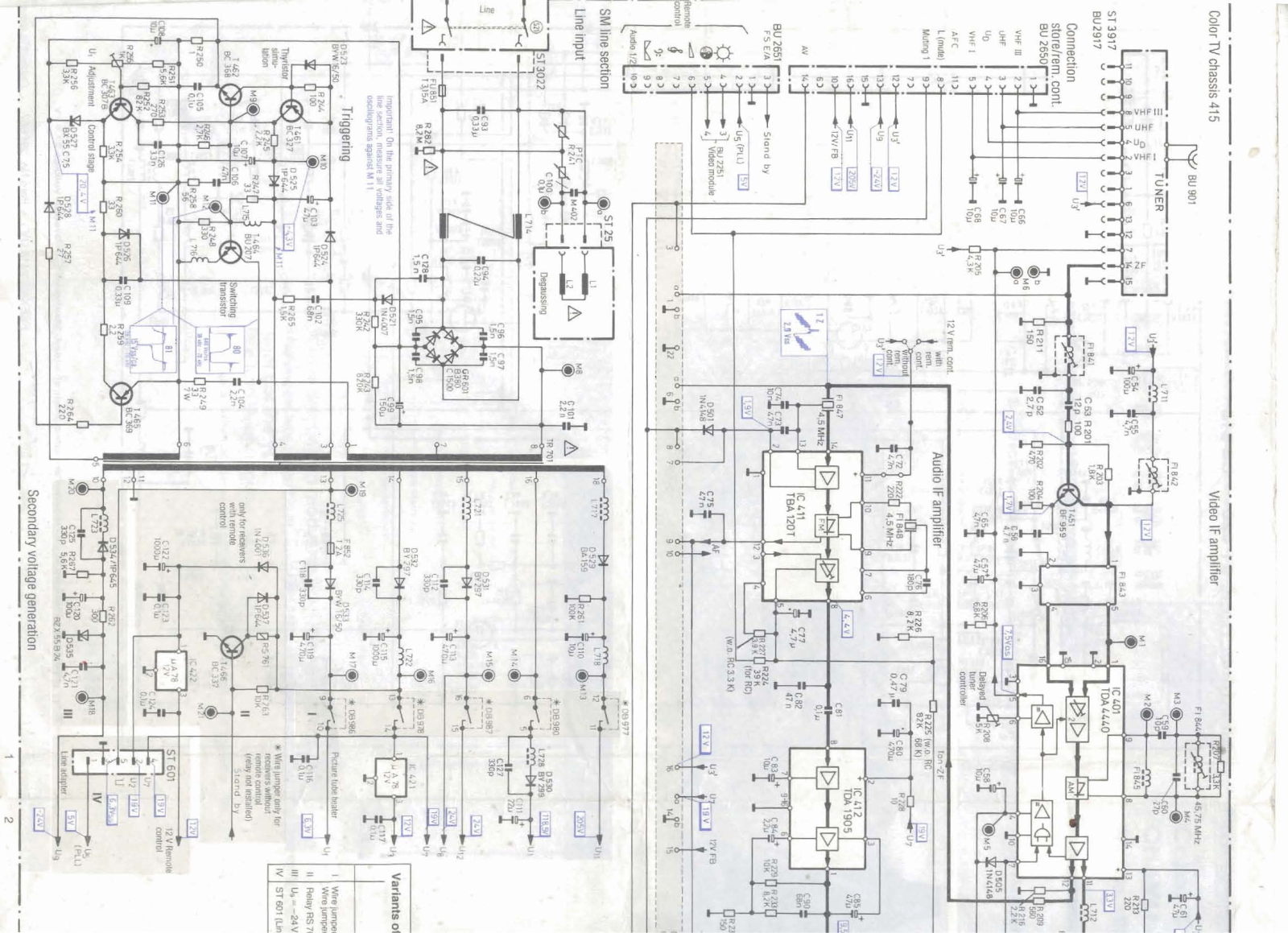 Telefunken 415-UY Schematic