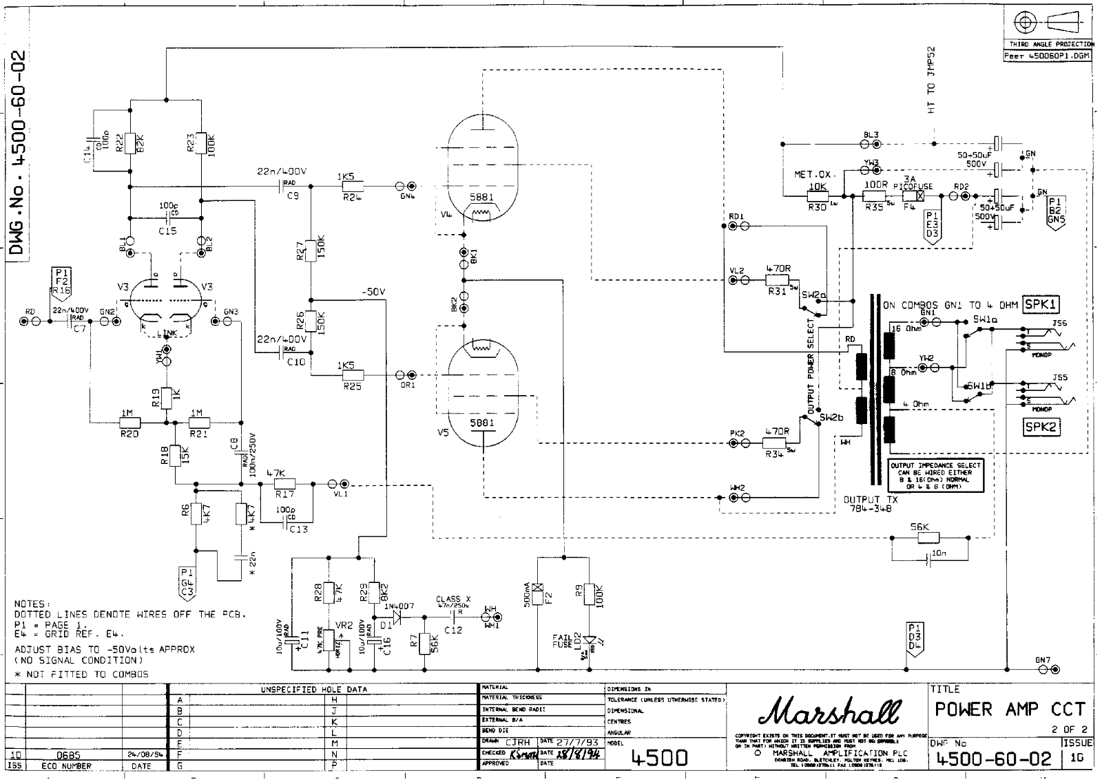 Marshall 4500-60-02-Issue-10-1 Schematic