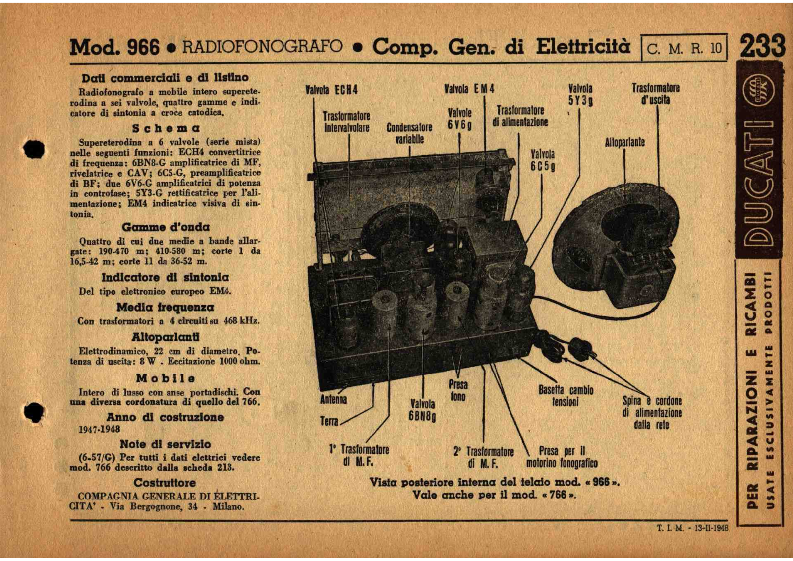 CGE 966 schematic