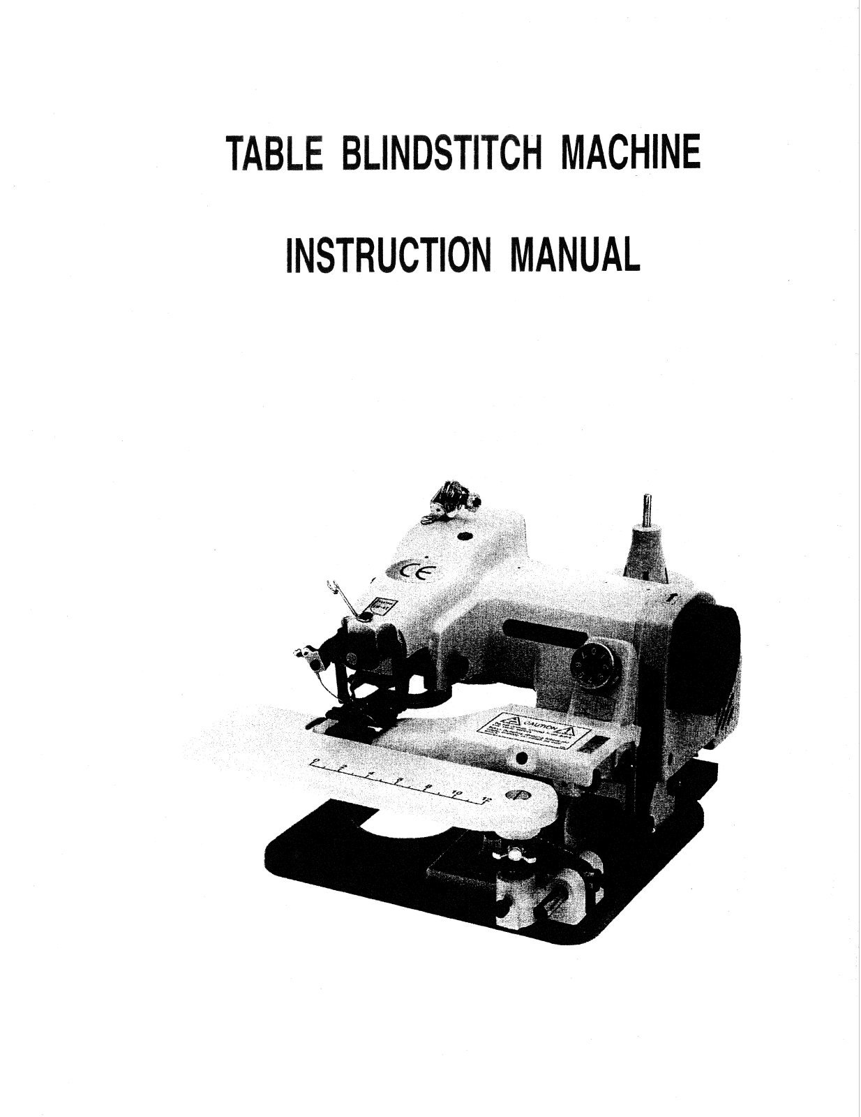 CONSEW 75T Instruction Manual