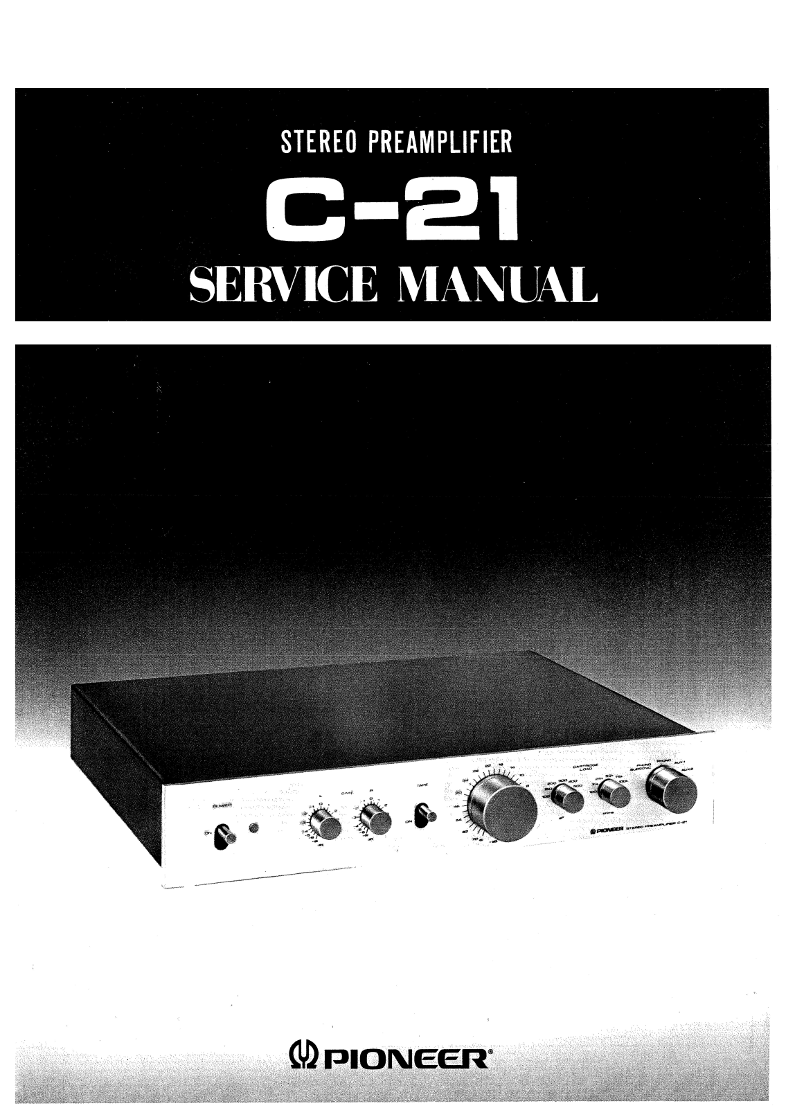 Pioneer C-21 Service manual