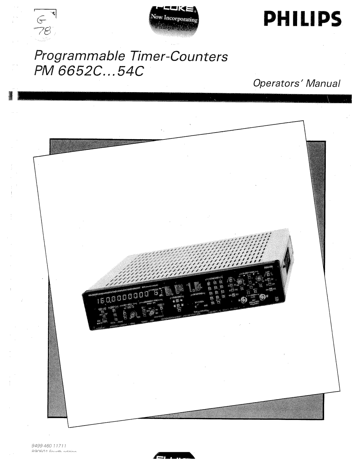 Philips PM 6654C, PM 6652C, PM 6654, PM 6652 User Manual