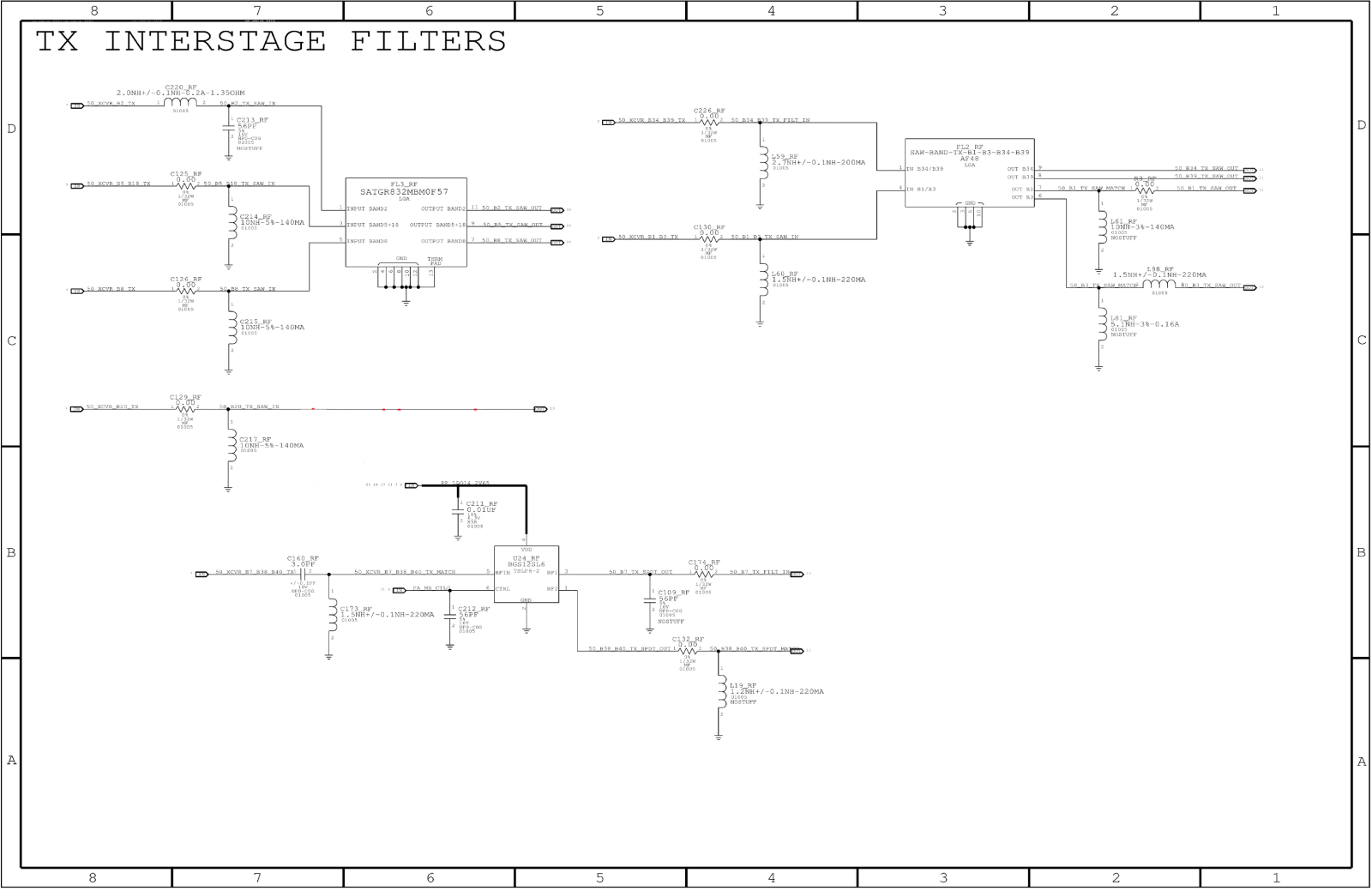 Apple iphone 5с schematics diagram