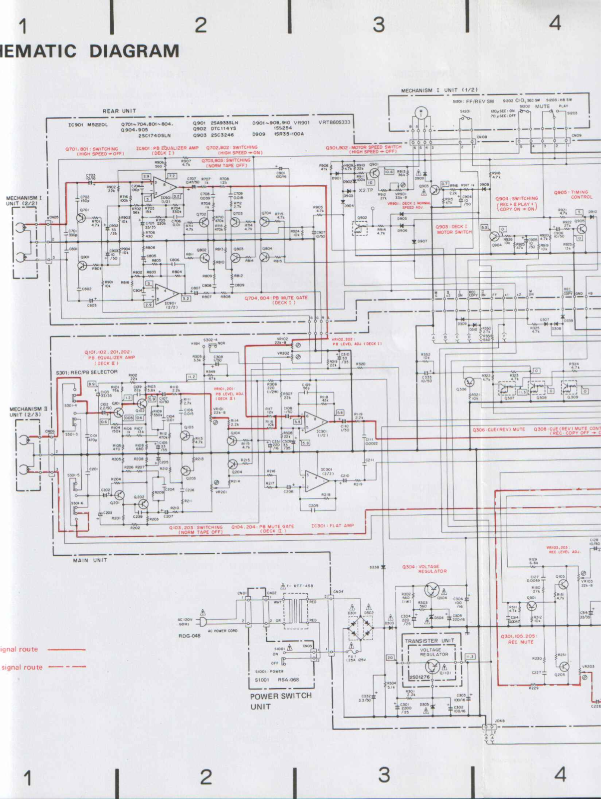 Pioneer CTW-1170 Schematic