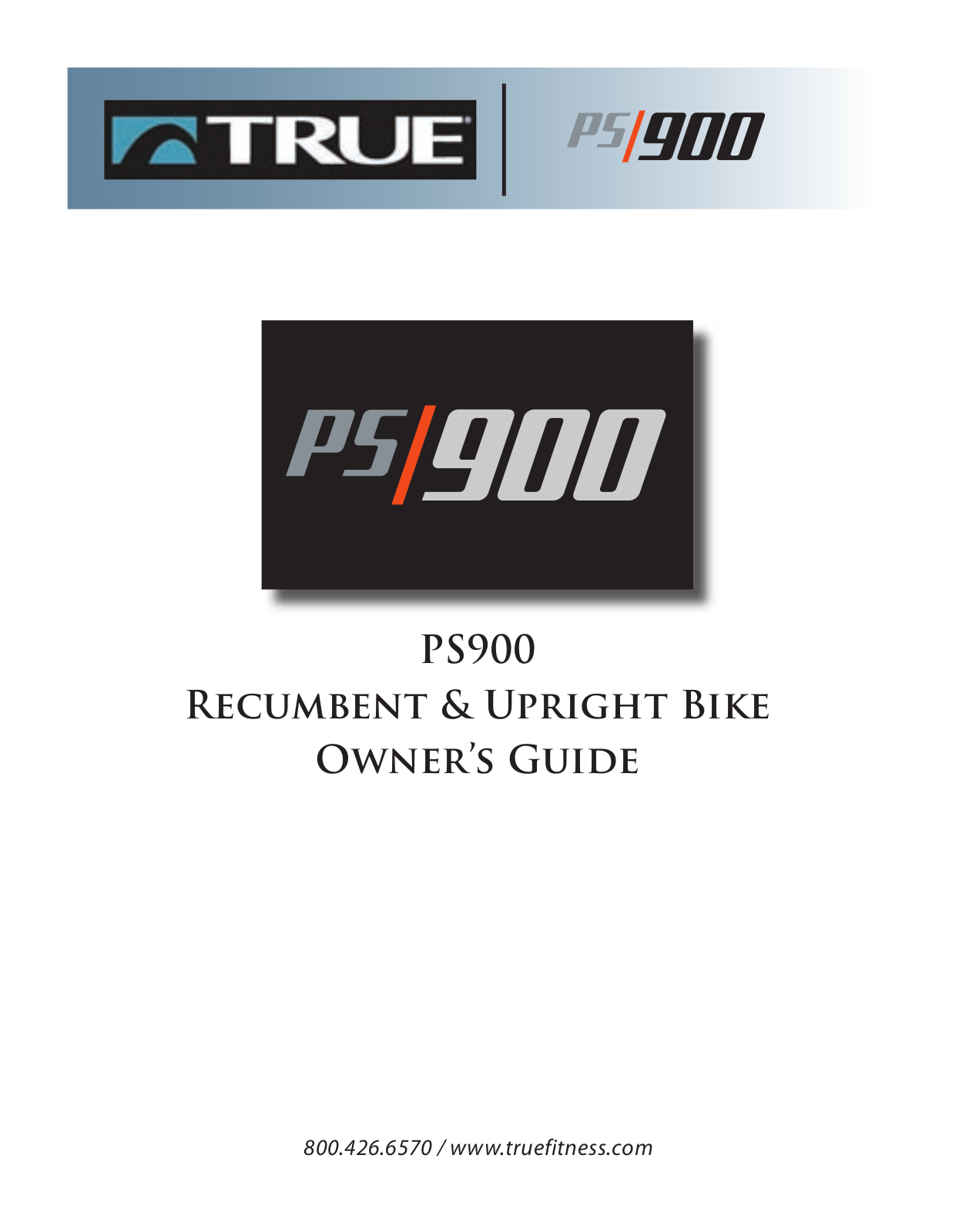 True Fitness PS900 User Manual