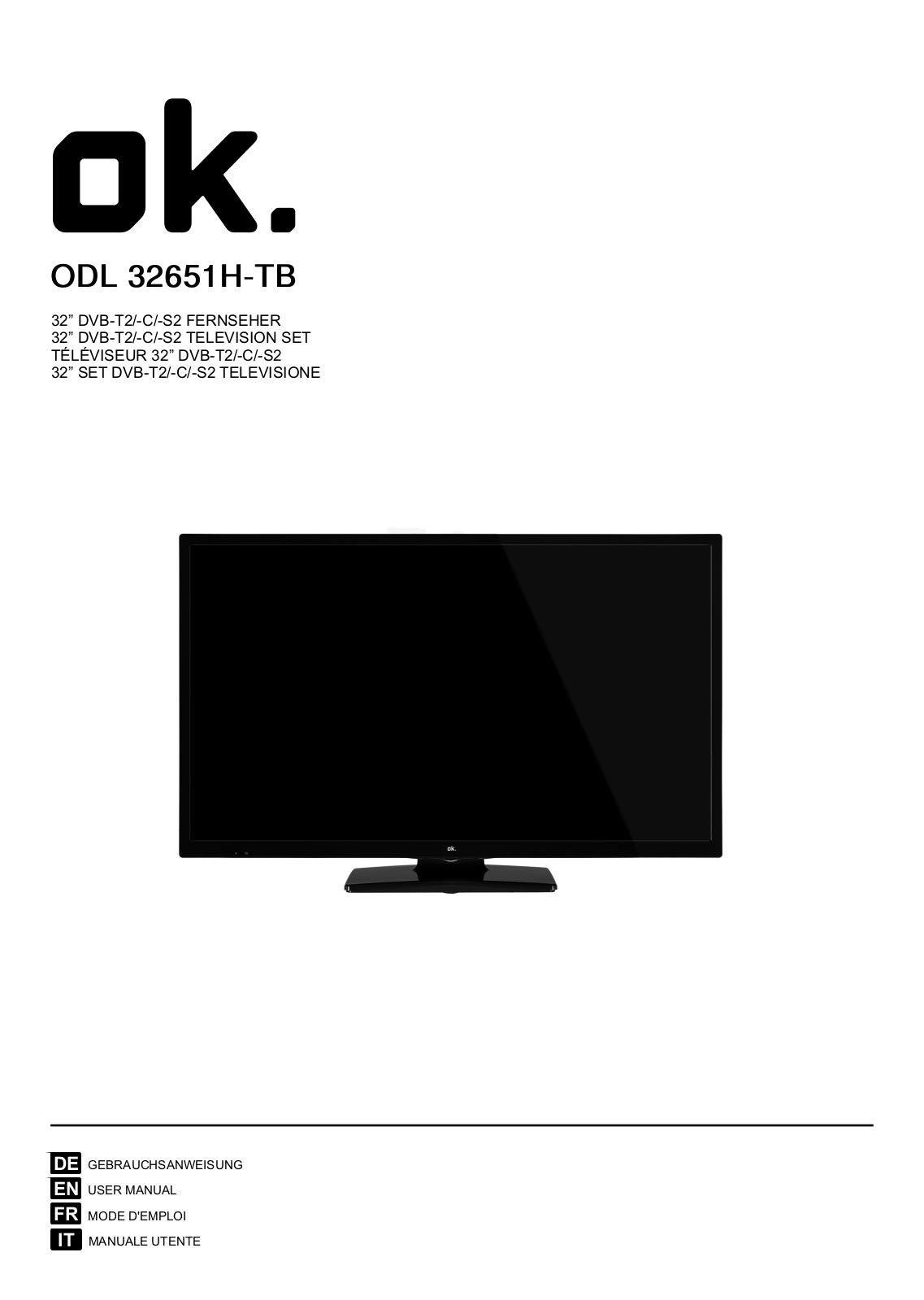 OK. ODL 32651H-TB User guide - ManualMachine.com